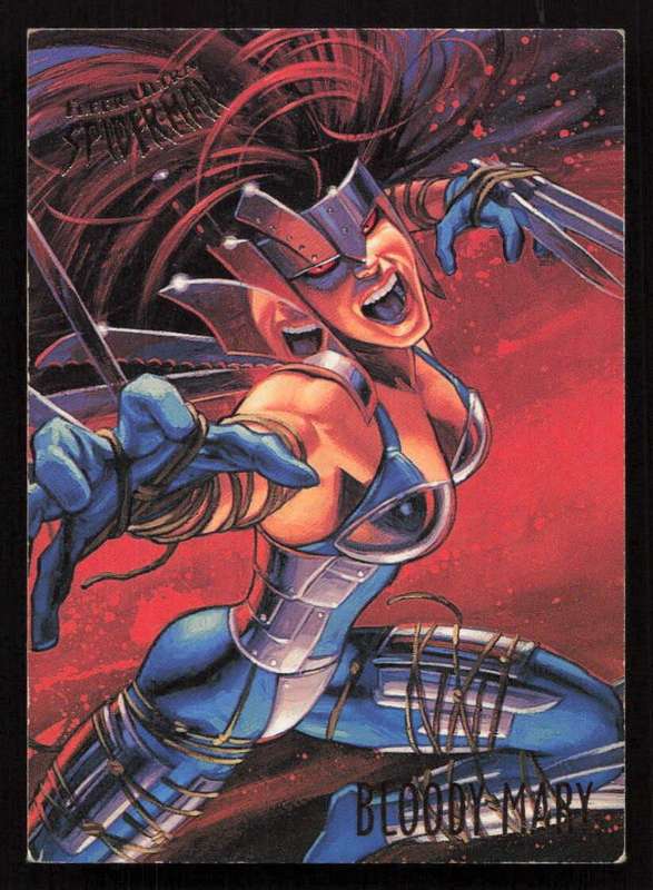 1995 Marvel Fleer Ultra Spider-man 7 Bloody Mary