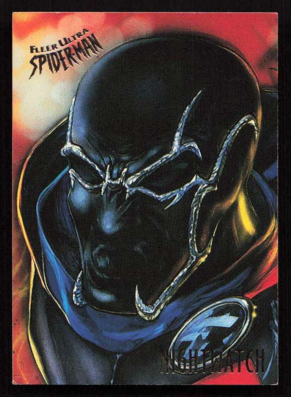 1995 Marvel Fleer Ultra Spider-man 40 Nightwatch
