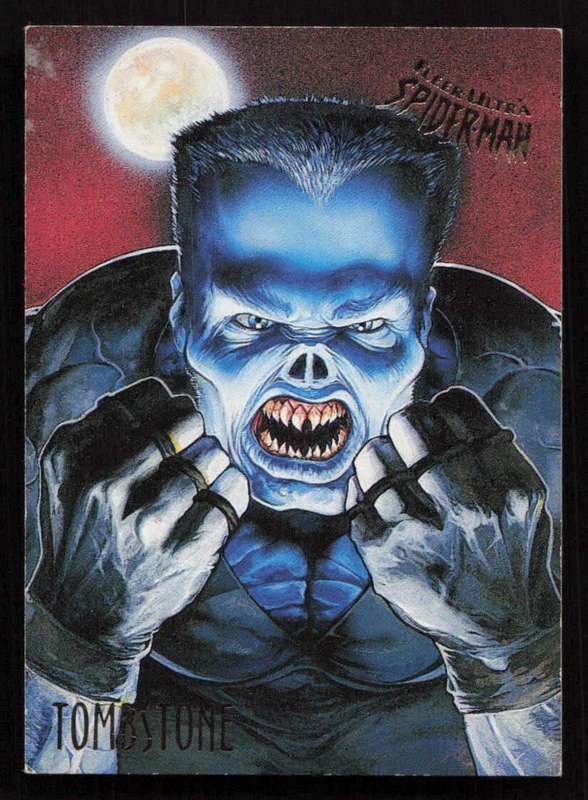 1995 Marvel Fleer Ultra Spider-man 59 Tombstone