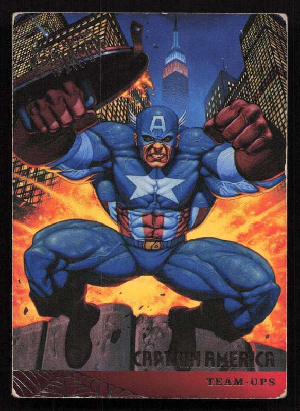 1995 Marvel Fleer Ultra Spider-man 112 Captain America