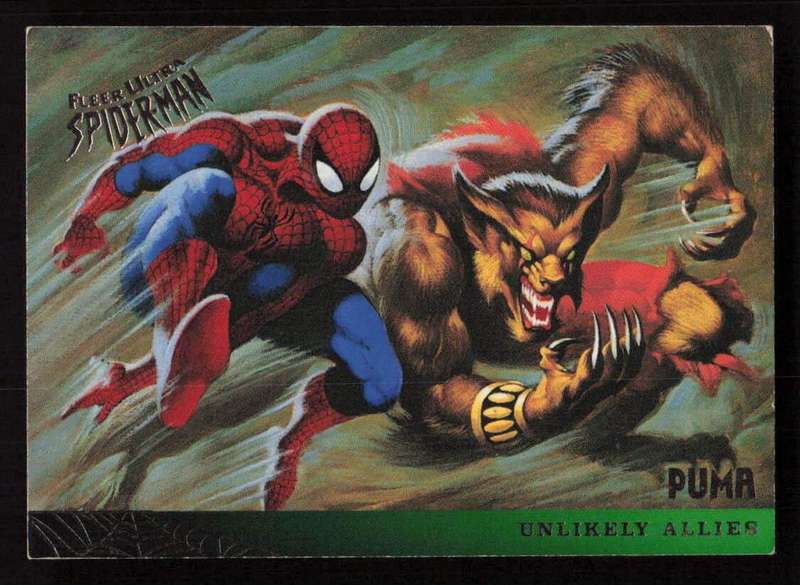1995 Marvel Fleer Ultra Spider-man 133 Puma