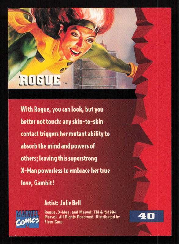 1995 Fleer Ultra X-Men 40 Rogue