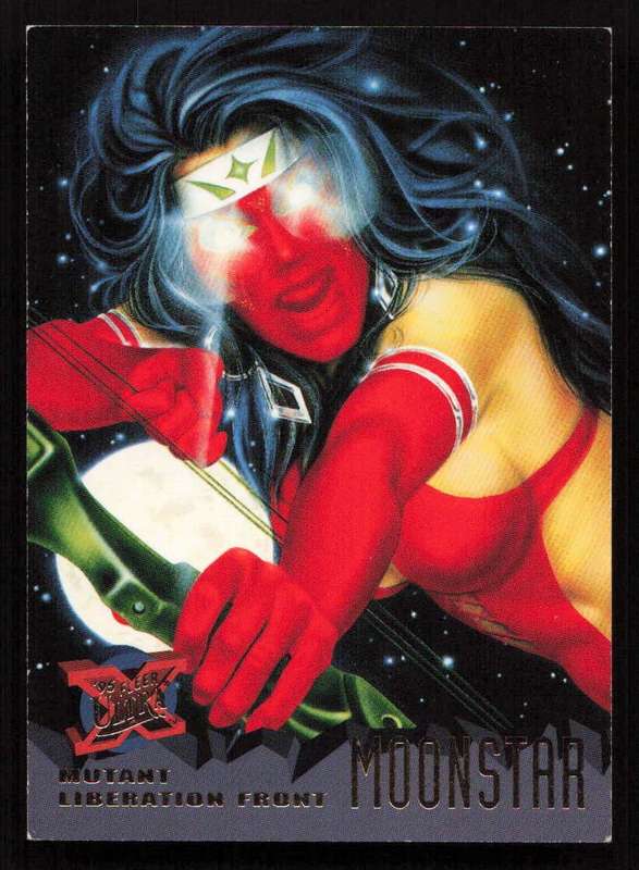 1995 Fleer Ultra X-Men 83 Mutant Liberation Front Moonstar