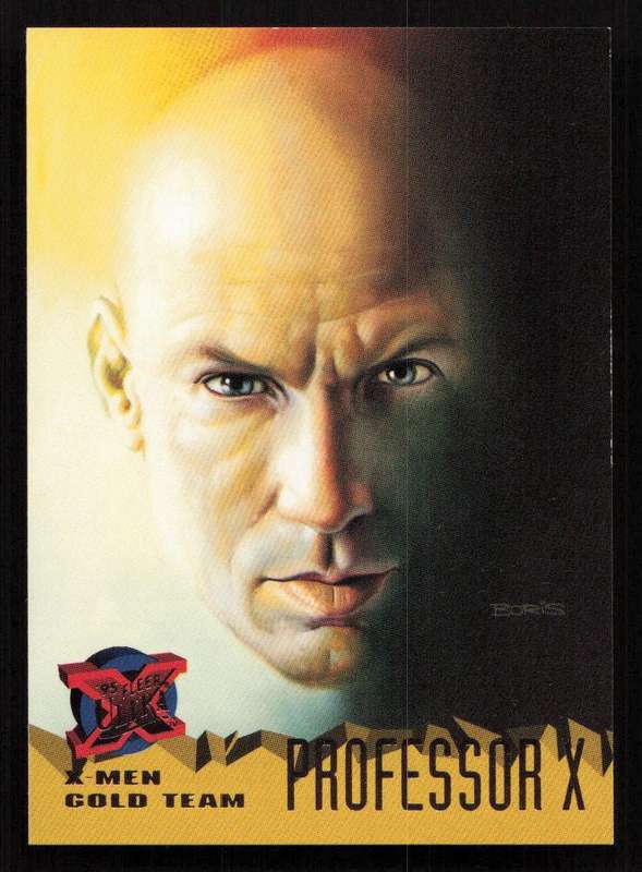 1995 Fleer Ultra X-Men 105 Gold Team Professor X
