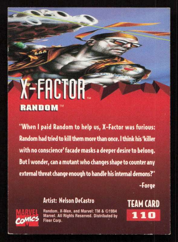 1995 Fleer Ultra X-Men 110 X-Factor Random