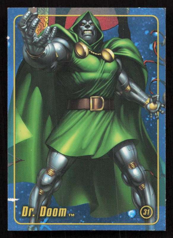 2005 Toy Biz Marvel Figure Factory Series 1 - Dr. Doom Card 31
