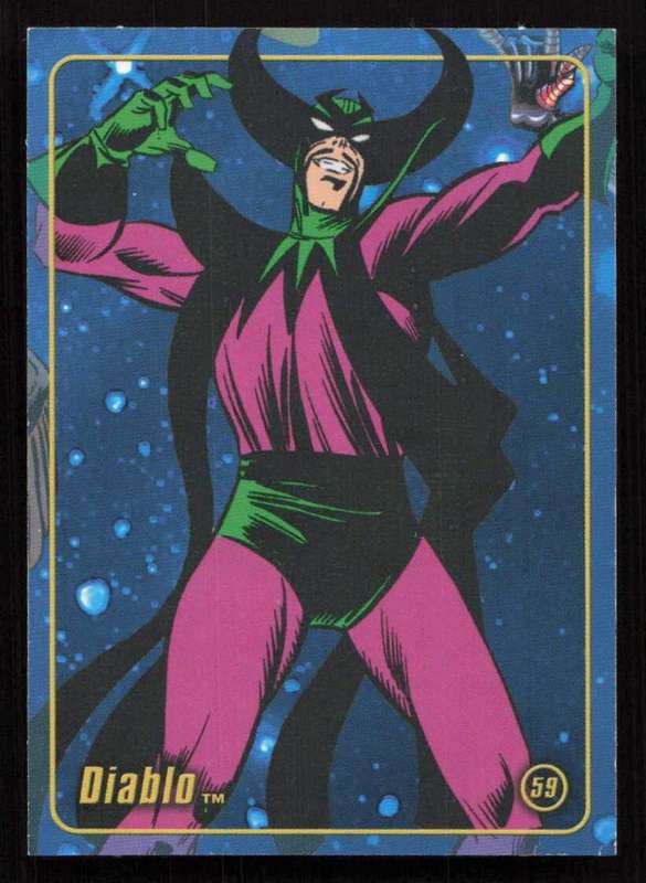 2005 Toy Biz Marvel Figure Factory Series 1 - Diablo Card 59