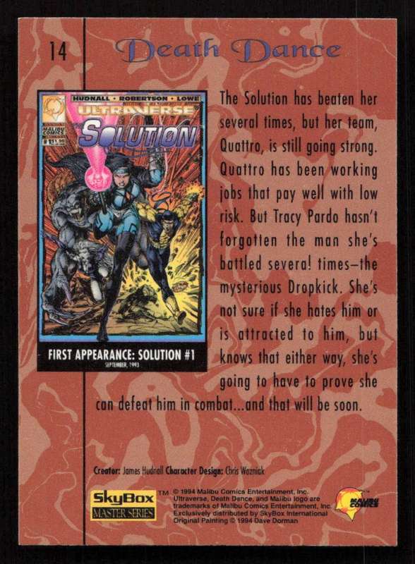 1994 SkyBox 14 Death Dance