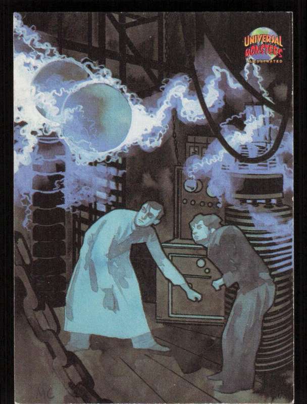 1991 Topps Universal Monsters Trading Card 15 Frankenstein