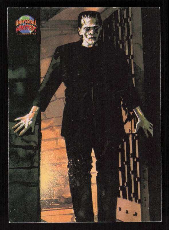 1991 Topps Universal Monsters Trading Card 17 Frankenstein
