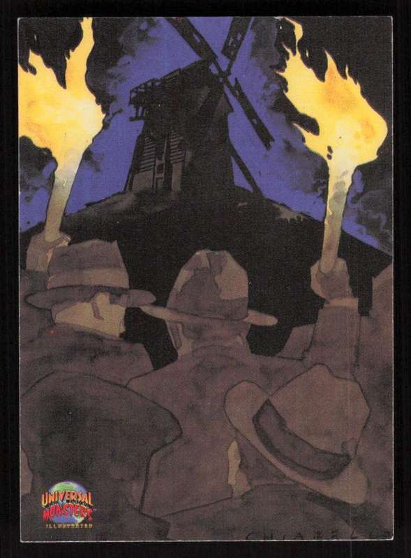 1991 Topps Universal Monsters Trading Card 21 Frankenstein