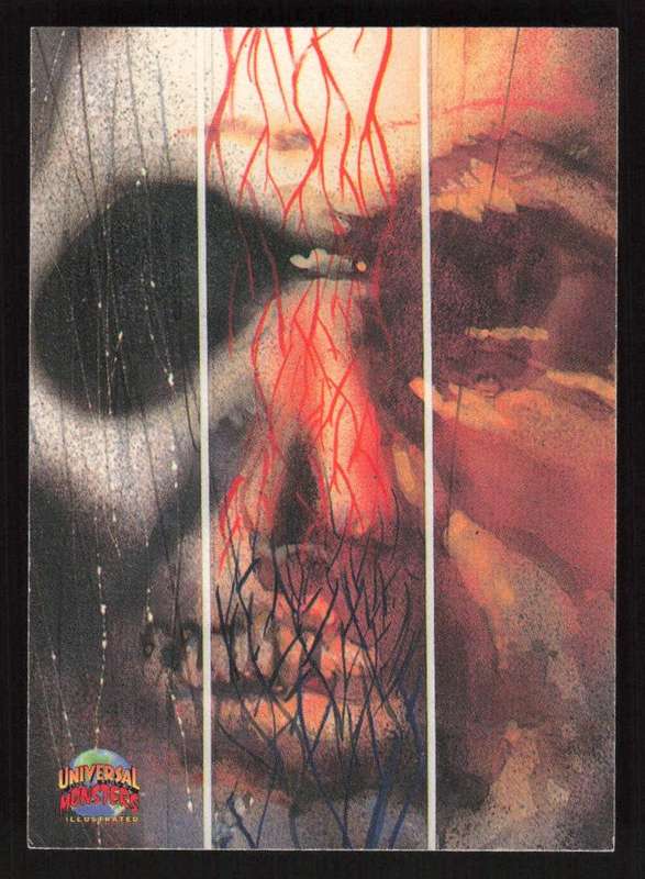 1991 Topps Universal Monsters Trading Card 45 The Invisible Man