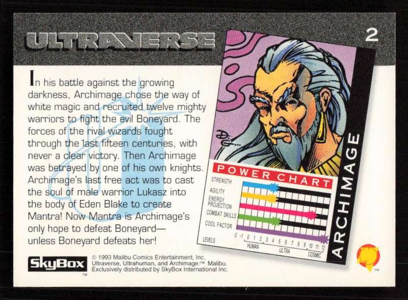 1993 SkyBox Ultraverse Archimage 2