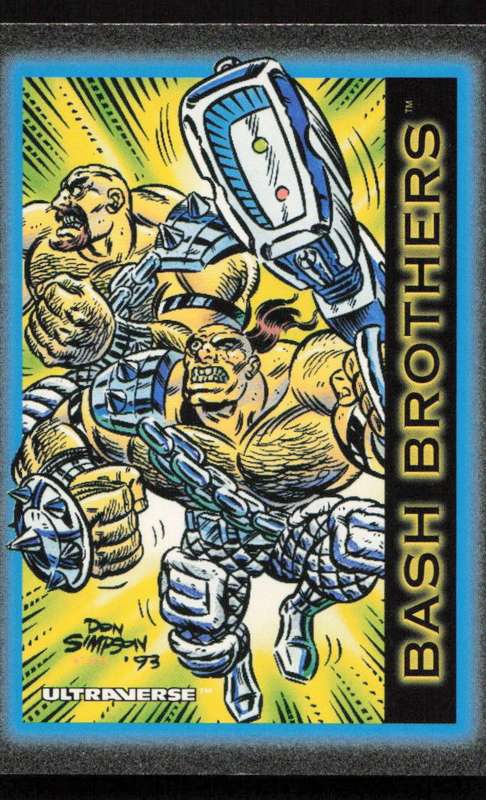 1993 SkyBox Ultraverse Bash Brothers 4