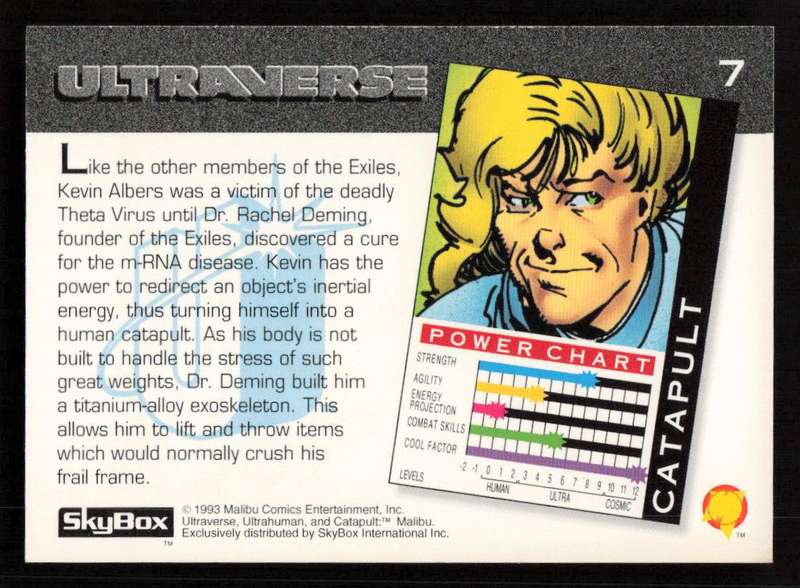 1993 SkyBox Ultraverse Catapult 7