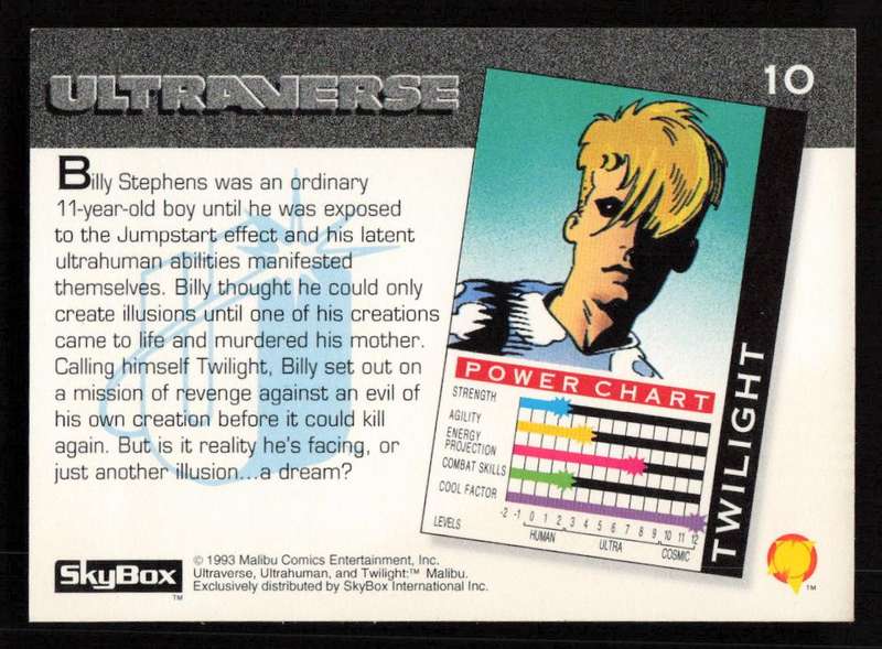 1993 SkyBox Ultraverse Twilight 10