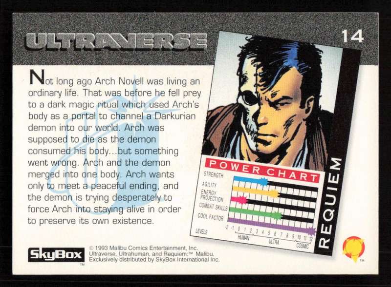 1993 SkyBox Ultraverse Requiem 14
