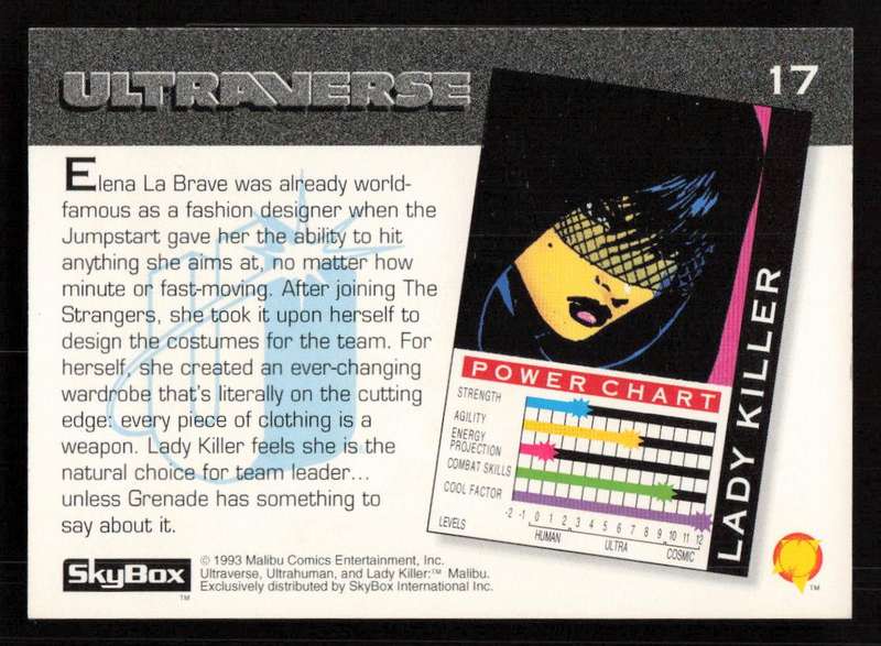 1993 SkyBox Ultraverse Lady Killer 17