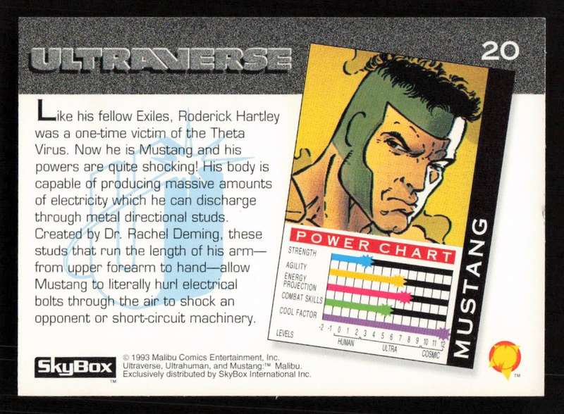 1993 SkyBox Ultraverse Mustang 20
