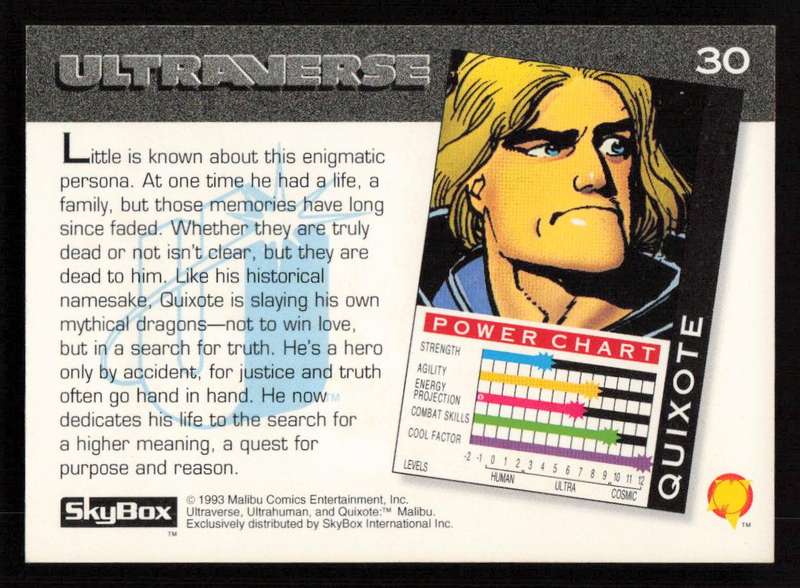 1993 SkyBox Ultraverse Quixote 30