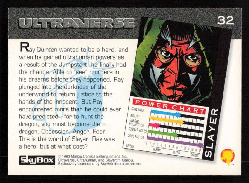 1993 SkyBox Ultraverse Slayer 32