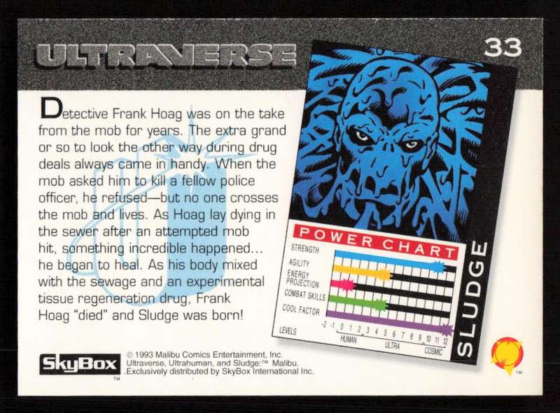 1993 SkyBox Ultraverse Sludge 33