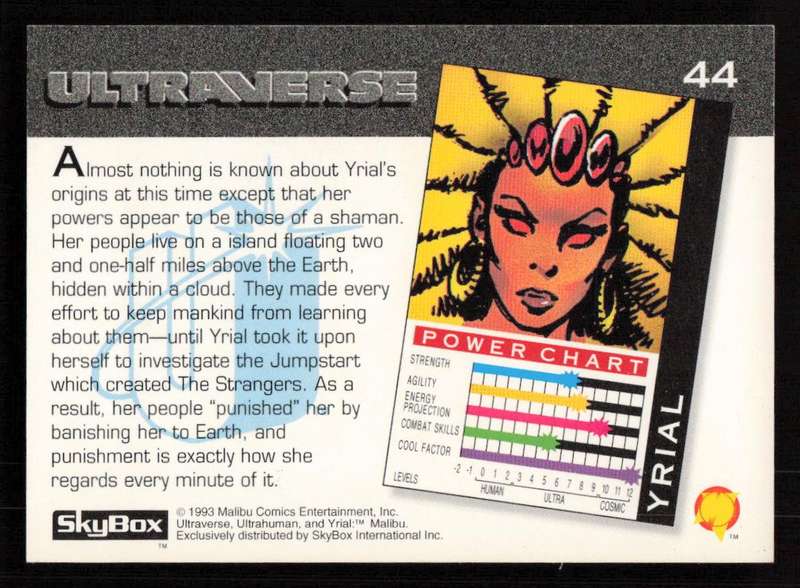1993 SkyBox Ultraverse Yrial 44