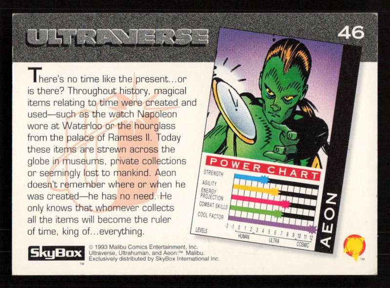 1993 SkyBox Ultraverse Aeon 46