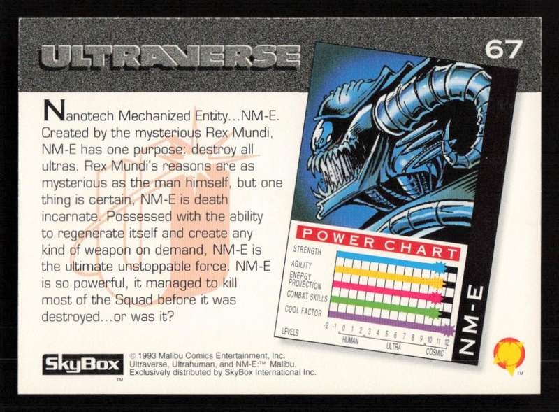 1993 SkyBox Ultraverse NM-E 67