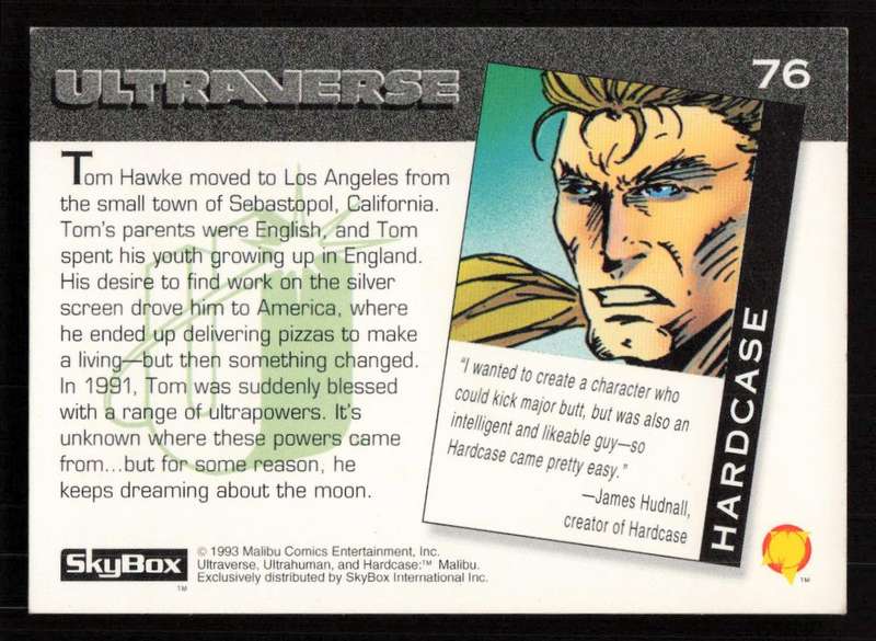 1993 SkyBox Ultraverse Hardcase 76