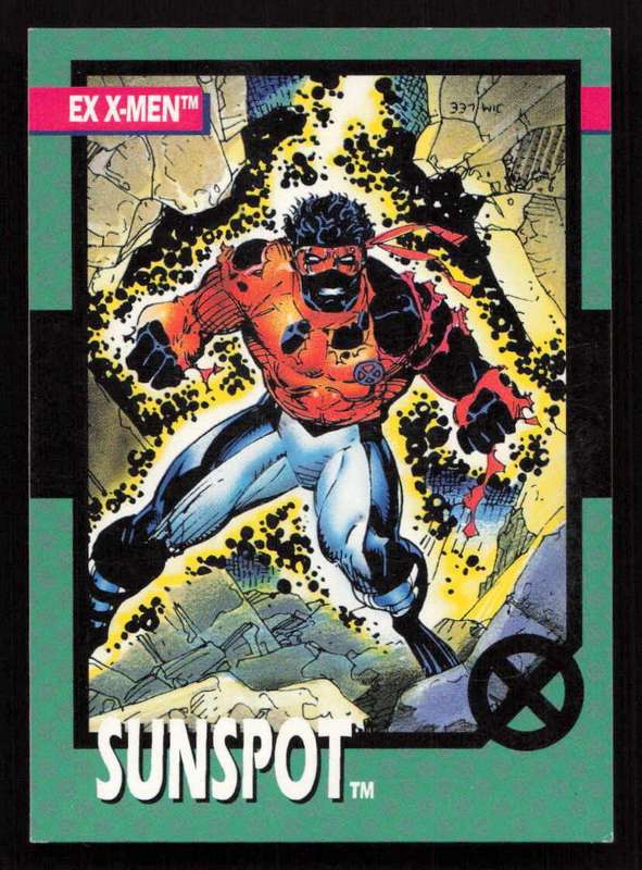 1992 Impel Marvel Sunspot 81