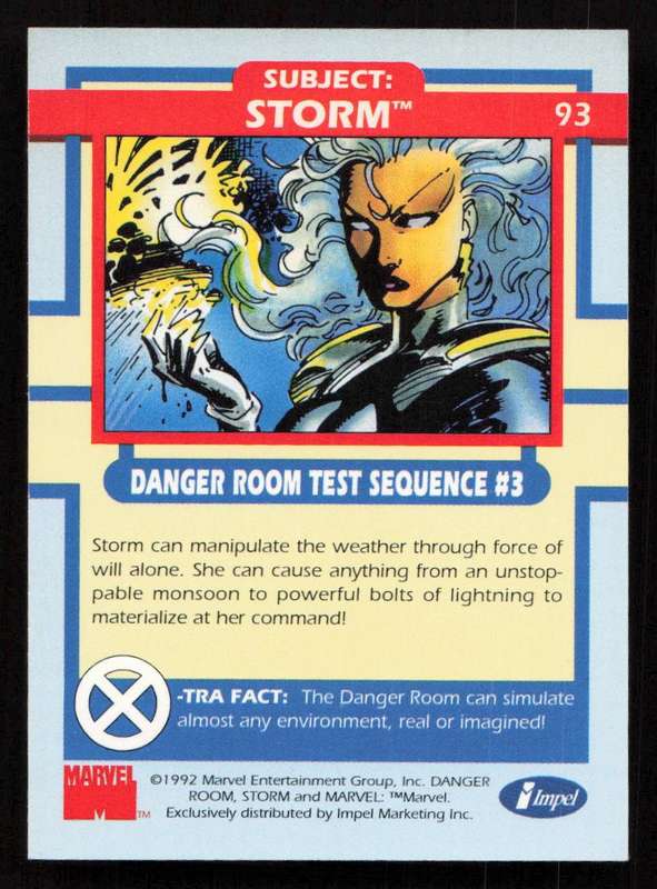 1992 Impel Marvel Storm 93