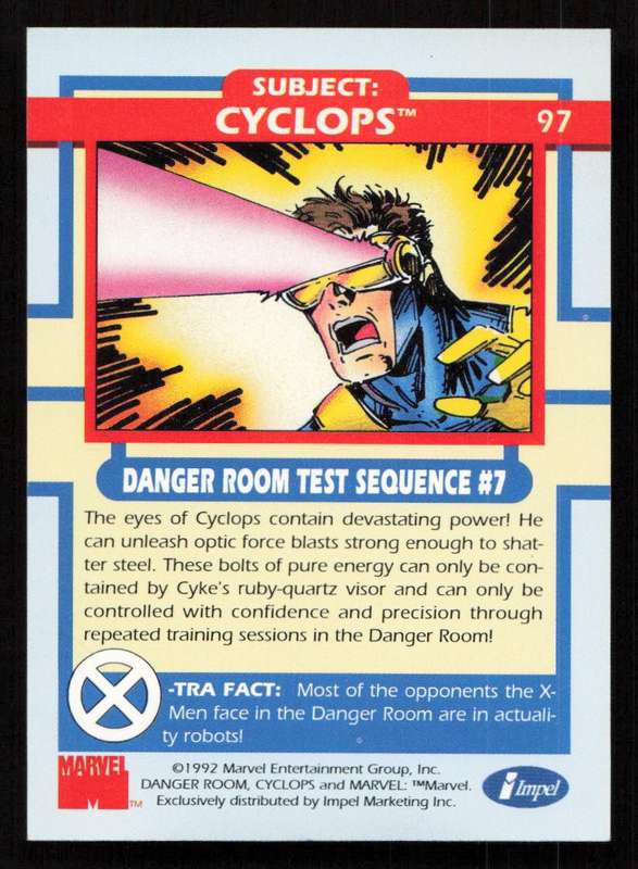 1992 Impel Marvel Cyclops 97