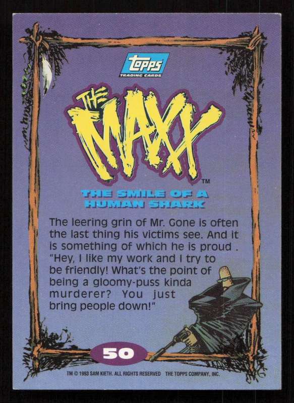 1993 Topps The Maxx The Smile Of A Human Shark 50