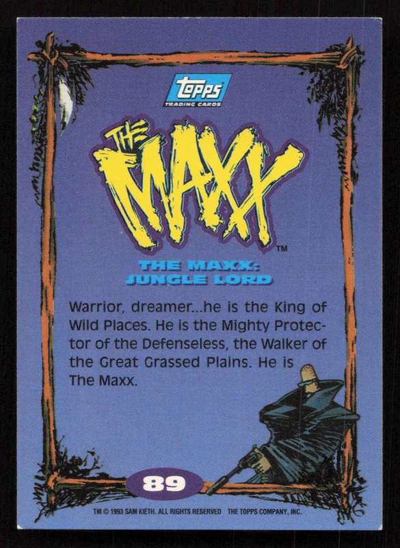 1993 Topps The Maxx The Maxx: Jungle Lord 89