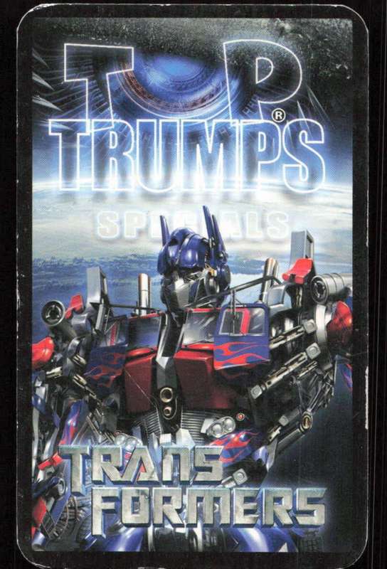 2007 Top Trumps Transformers How to play