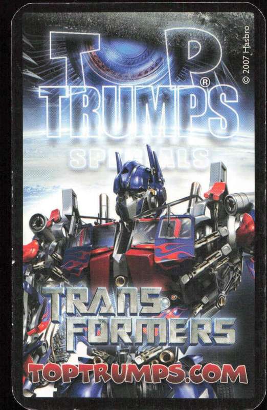 2007 Top Trumps Transformers Barricade