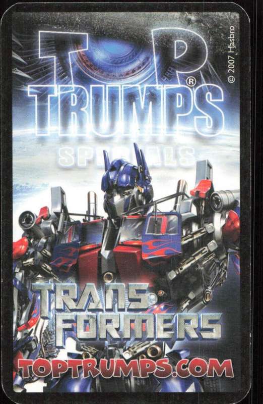 2007 Top Trumps Transformers Mikaela