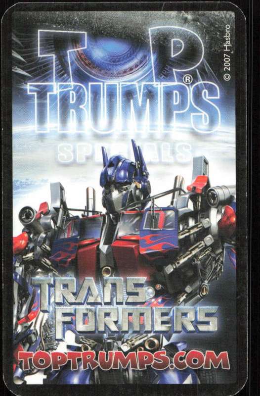 2007 Top Trumps Transformers Judy Witwicky