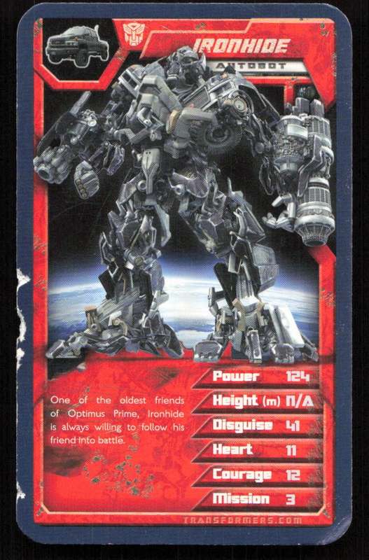 2007 Top Trumps Transformers Ironhide