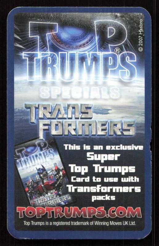 2007 Top Trumps Transformers Ironhide
