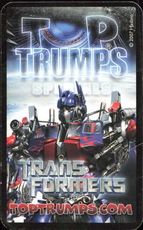 2007 Top Trumps Transformers Ratchet