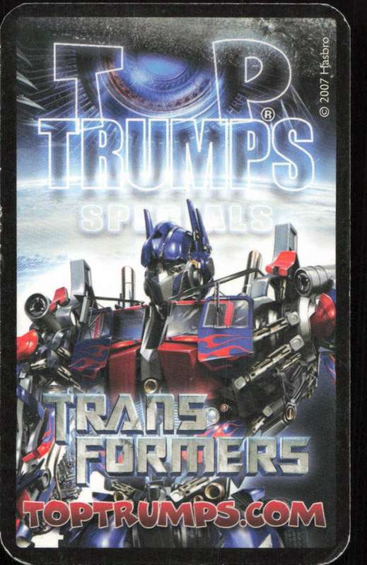 2007 Top Trumps Transformers Scorponok