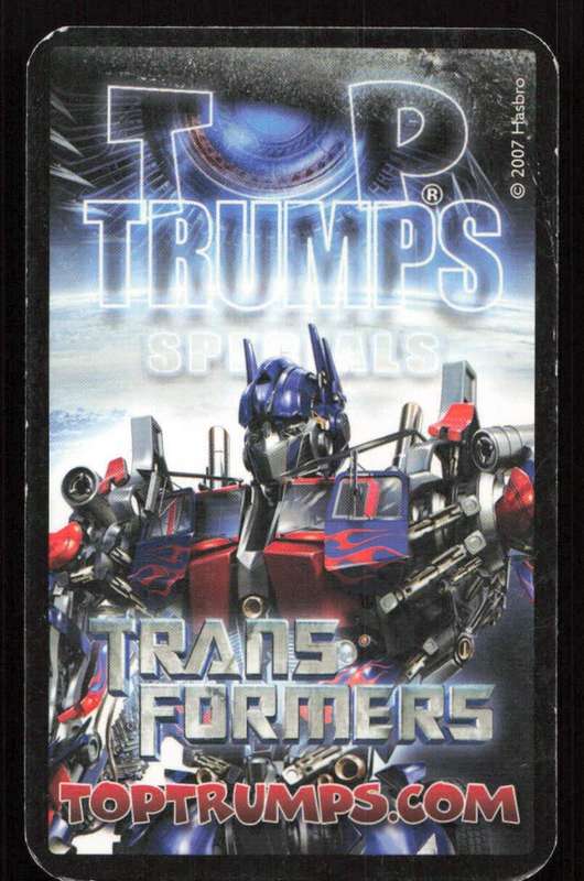 2007 Top Trumps Transformers Megatron