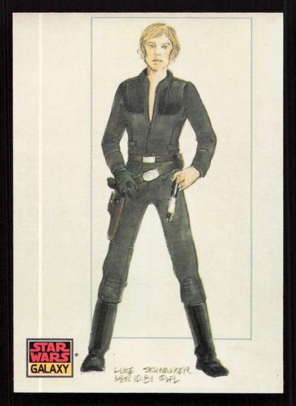 1993 Topps Star Wars Galaxy The Design of Star Wars 28