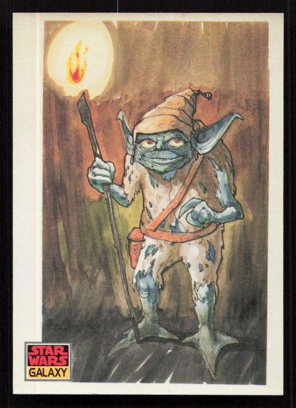 1993 Topps Star Wars Galaxy The Design of Star Wars 32