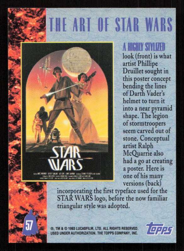 1993 Topps Star Wars Galaxy The Art of Star Wars 57