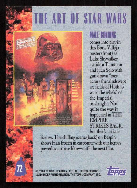 1993 Topps Star Wars Galaxy The Art of Star Wars 72