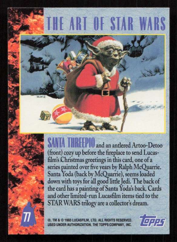 1993 Topps Star Wars Galaxy The Art of Star Wars 77