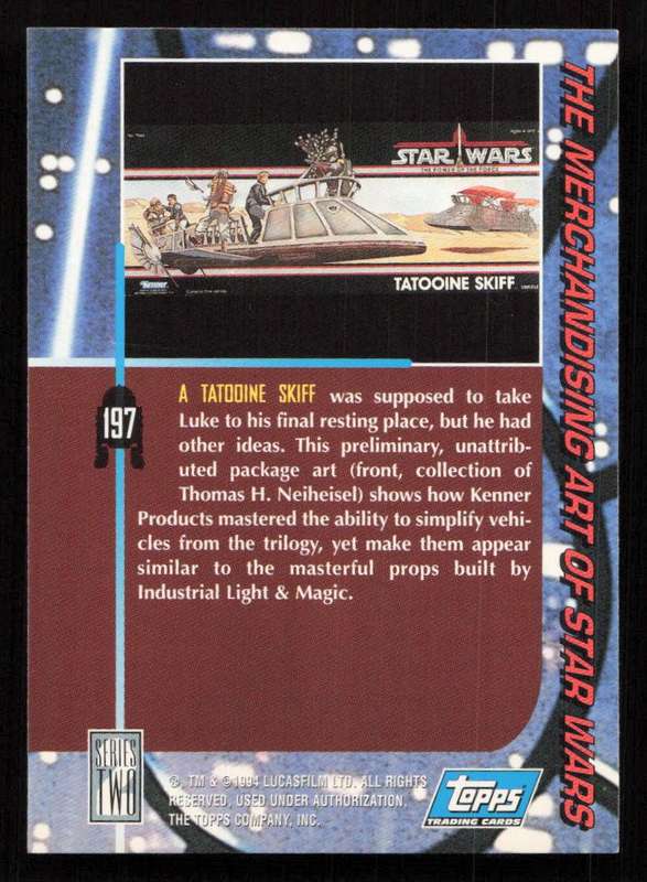 1993 Topps Star Wars Galaxy The Merchandising Art of Star Wars 197